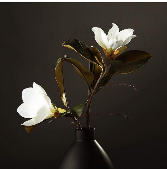 Magnolien-Seidenblume für Stilvolle Dekoration - Lebensechte Blume für Hochzeiten und Wohnaccessoires 2