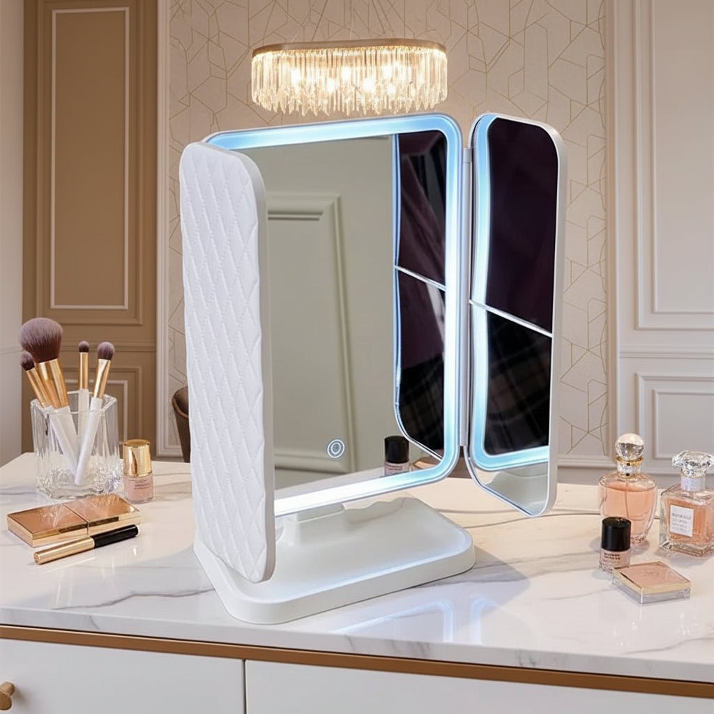 Make-up Spiegel mit LED-Beleuchtung für perfektes Styling 0
