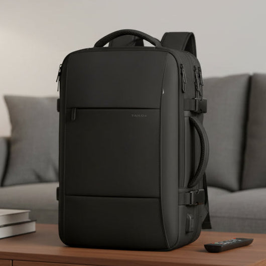 Männer Business-Rucksack mit erweiterbarem Stauraum 0