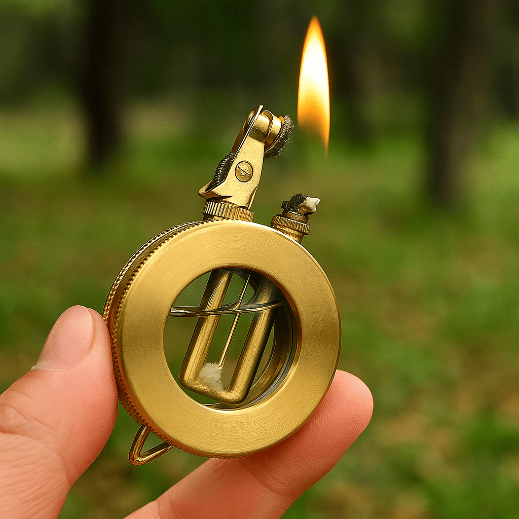 Männer Retro Sturmfeuerzeug Mit Winddichter Flamme 1