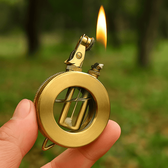 Männer Retro Sturmfeuerzeug Mit Winddichter Flamme 1