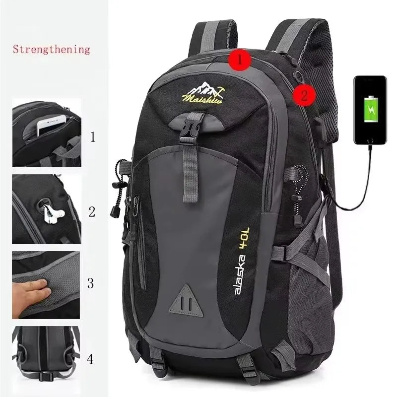 Männer Rucksack für Outdoor Aktivitäten 11