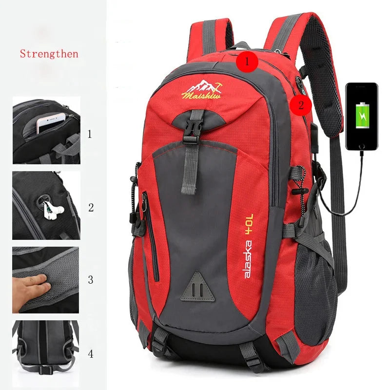 Männer Rucksack für Outdoor Aktivitäten 13