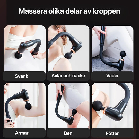 Massagegerät für Selbstmassage mit langem Griff 1