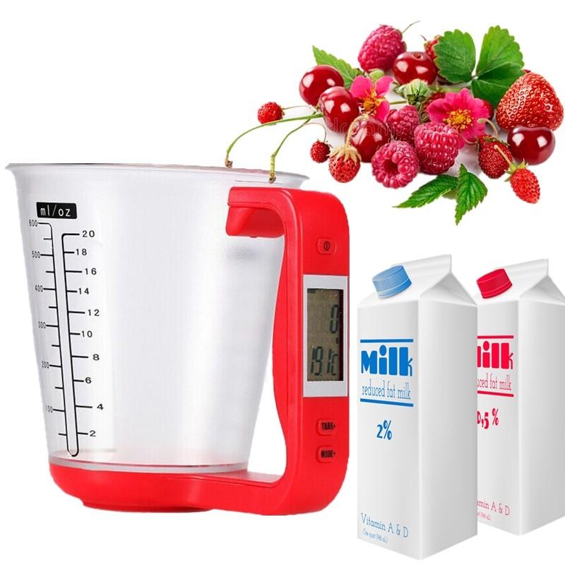 Messbecher mit LCD-Display und Multifunktionalität für präzise Messungen 0
