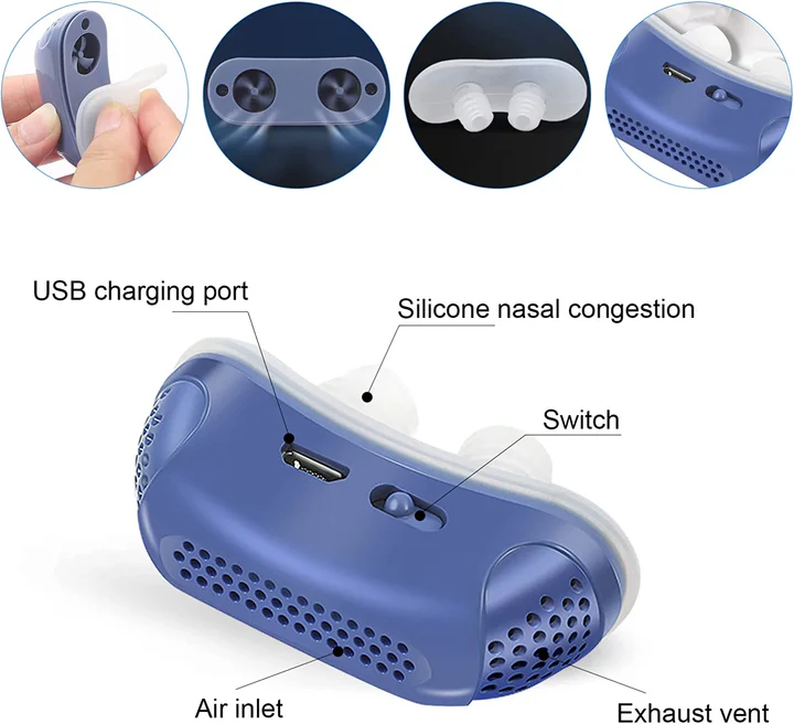 Mikro-CPAP Gerät für maskenlose Schlafapnoe-Behandlung 1