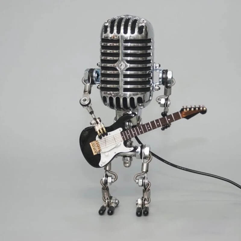 Mikrofon-Roboter-Schreibtischlampe mit verstellbaren LED-Leuchten 5