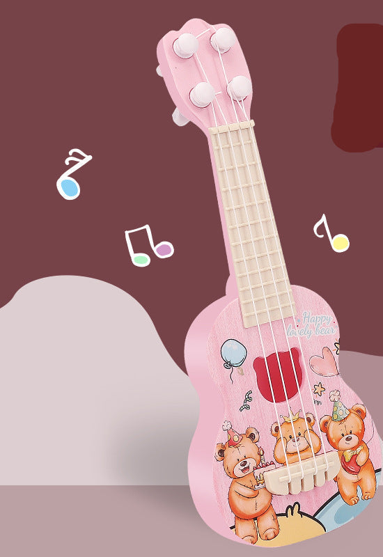 Mini-Akustik-Ukulele Kompakt für Einsteiger und Musiker 5