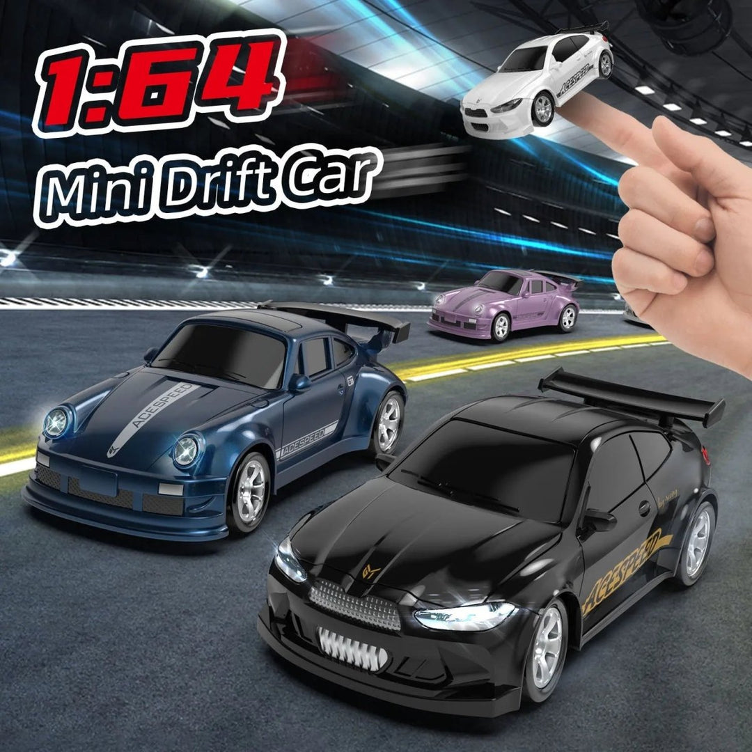 Mini-Rennwagen 1:64 mit 2,4-GHz-Fernbedienung 4