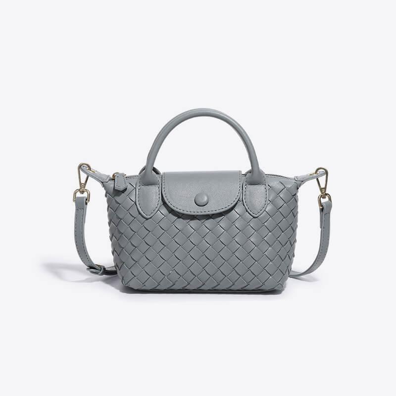 Mini-Tasche für Damen mit geflochtenem Design 11