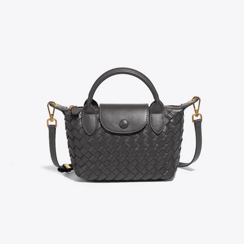 Mini-Tasche für Damen mit geflochtenem Design 12