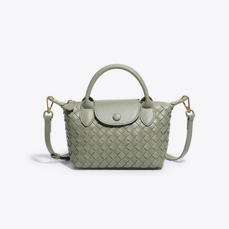 Mini-Tasche für Damen mit geflochtenem Design 14
