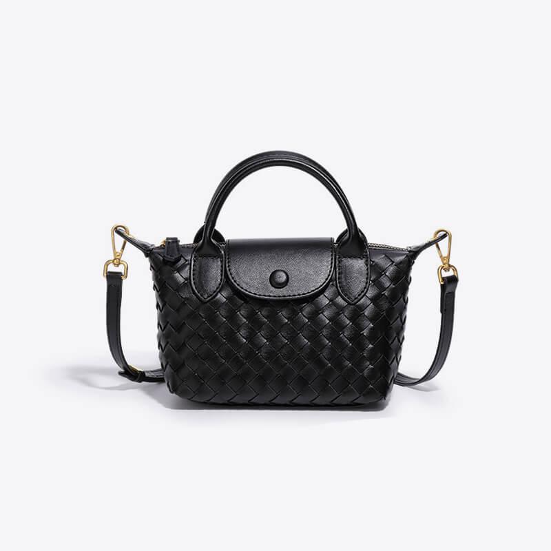 Mini-Tasche für Damen mit geflochtenem Design 15