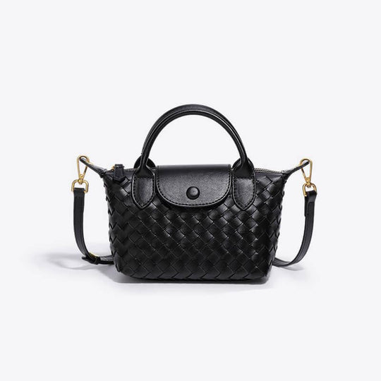 Mini-Tasche für Damen mit geflochtenem Design 15