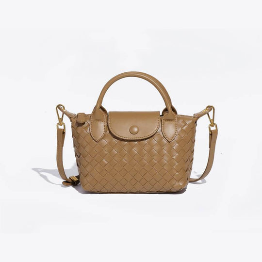 Mini-Tasche für Damen mit geflochtenem Design 16