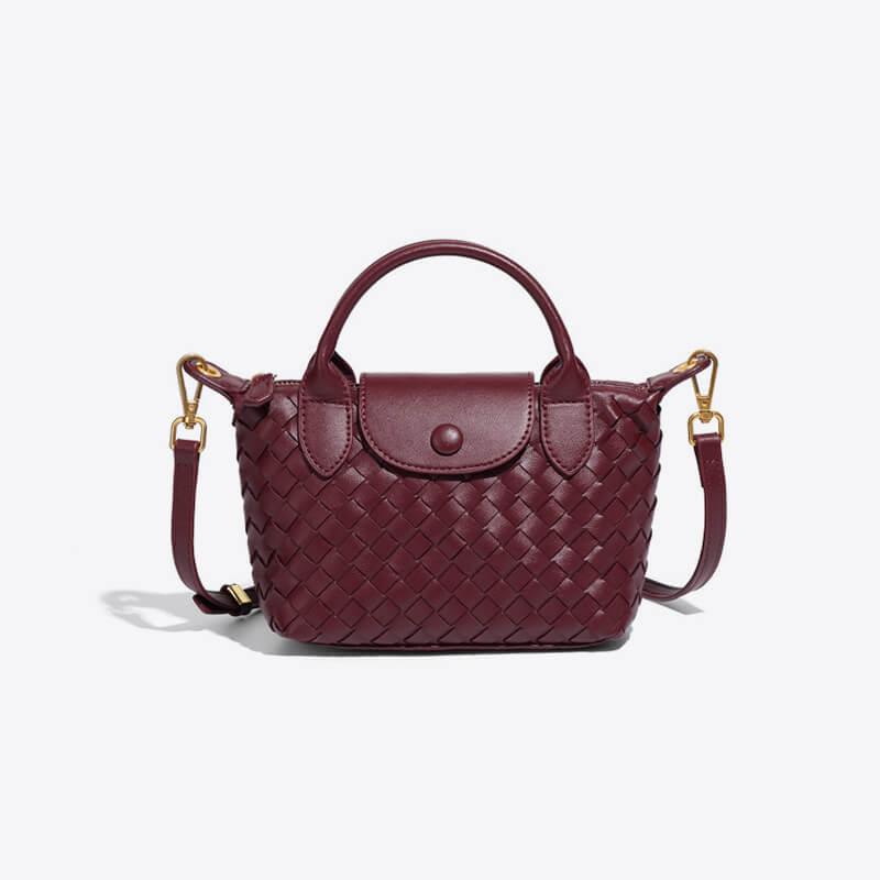 Mini-Tasche für Damen mit geflochtenem Design 17