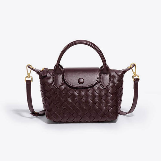 Mini-Tasche für Damen mit geflochtenem Design 18