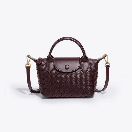 Mini-Tasche für Damen mit geflochtenem Design 2