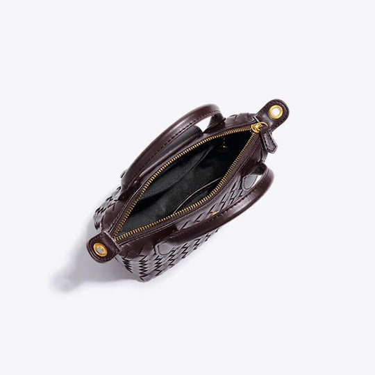 Mini-Tasche für Damen mit geflochtenem Design 8