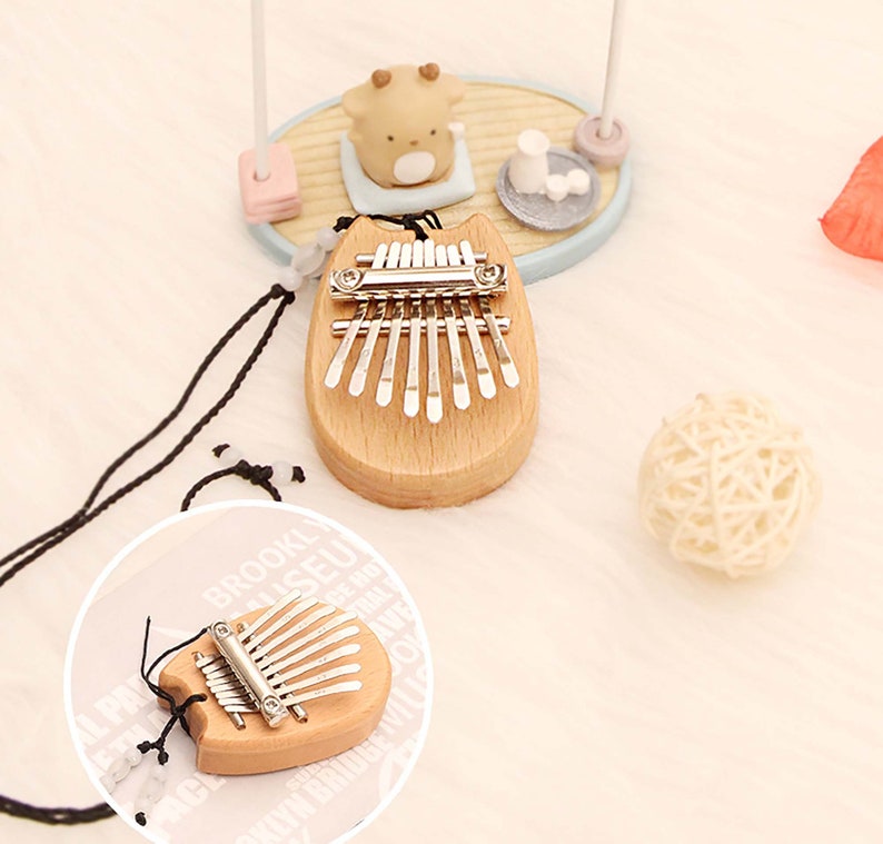 Mini Kalimba 8-Key Kompakt für Anfänger 2