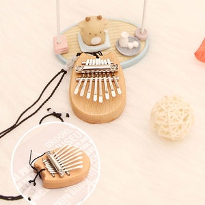 Mini Kalimba 8-Key Kompakt für Anfänger 7