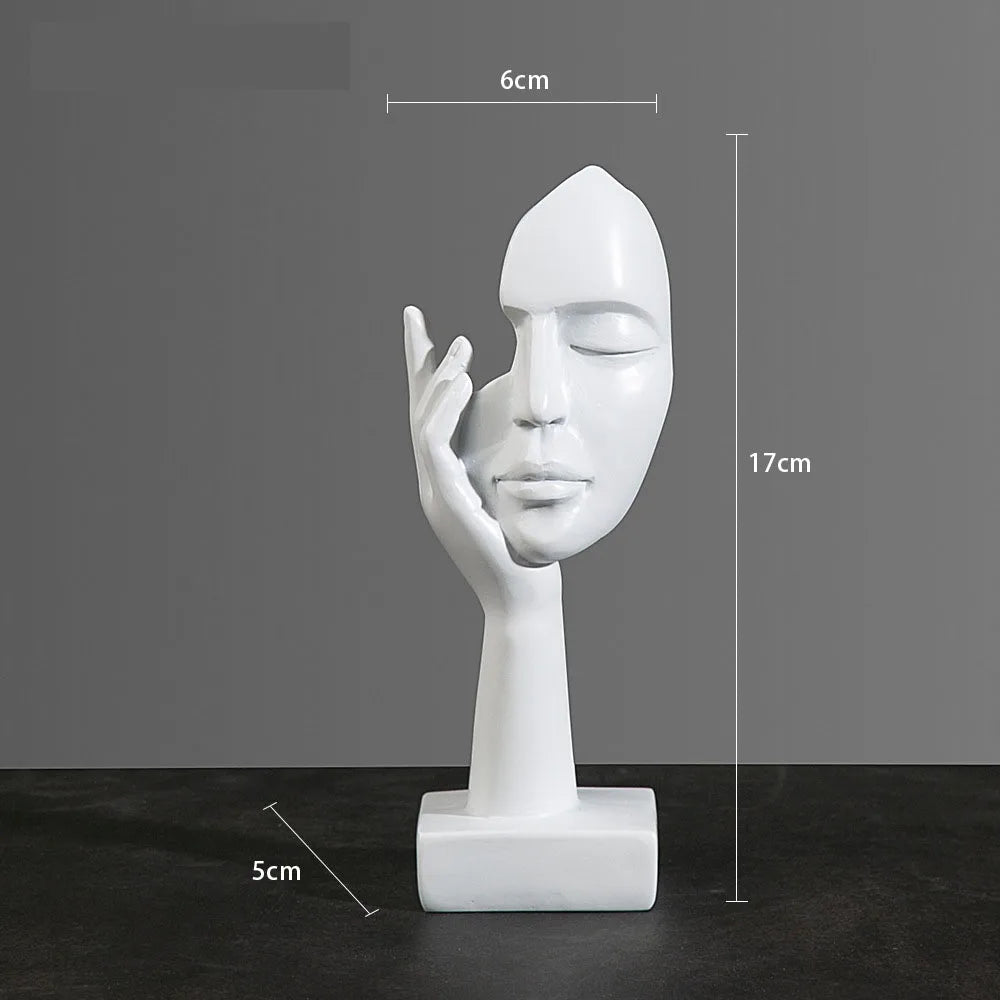 Miniaturfigur mit menschlichem Gesicht für Zuhause und Büro 12
