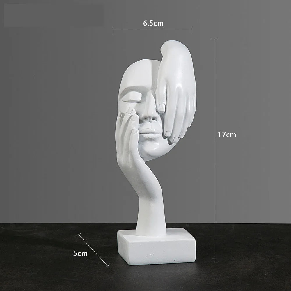 Miniaturfigur mit menschlichem Gesicht für Zuhause und Büro 16