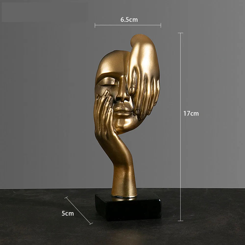 Miniaturfigur mit menschlichem Gesicht für Zuhause und Büro 17