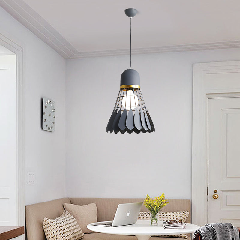 Minimalistische Kandelaberlampe im Badminton-Stil 0