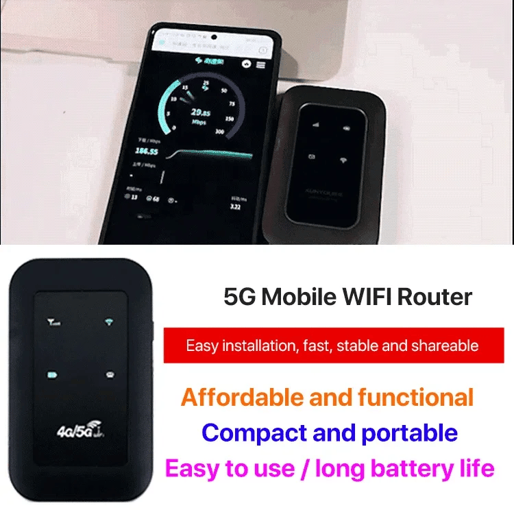 Mobiler 5G WLAN Router Kompakt 6