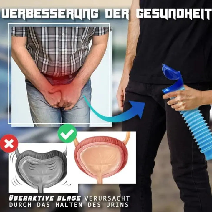 Mobiles Urinal für Männer – Kompakt und Auslaufsicher 1