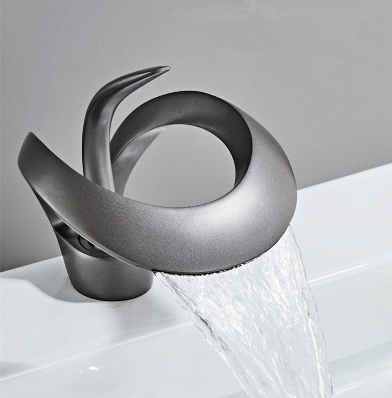 Moderne Badezimmer Armatur Wasserfall Design mit Einhebelgriff 3