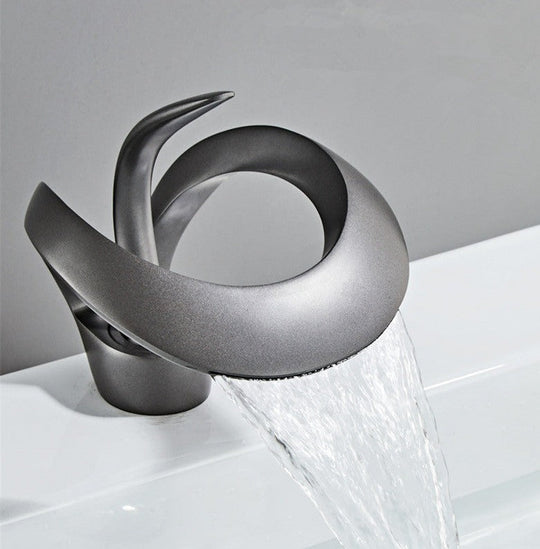 Moderne Badezimmer Armatur Wasserfall Design mit Einhebelgriff 3