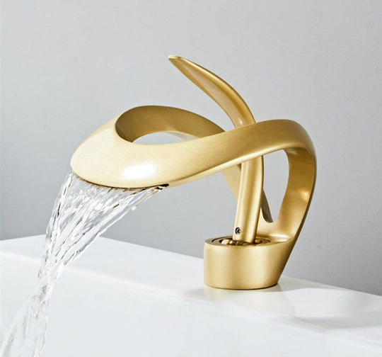 Moderne Badezimmer Armatur Wasserfall Design mit Einhebelgriff 5