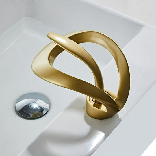Moderne Badezimmer Armatur Wasserfall Design mit Einhebelgriff 7