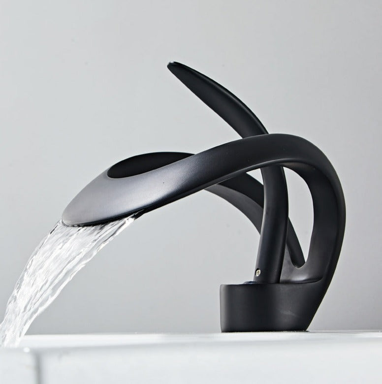 Moderne Badezimmer Armatur Wasserfall Design mit Einhebelgriff 9