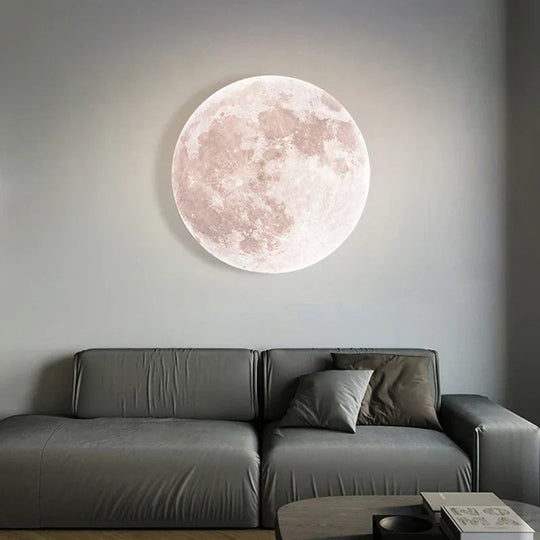 Moderne Deckenlampe mit Mondoberfläche für Wohnzimmer und Schlafzimmer 1