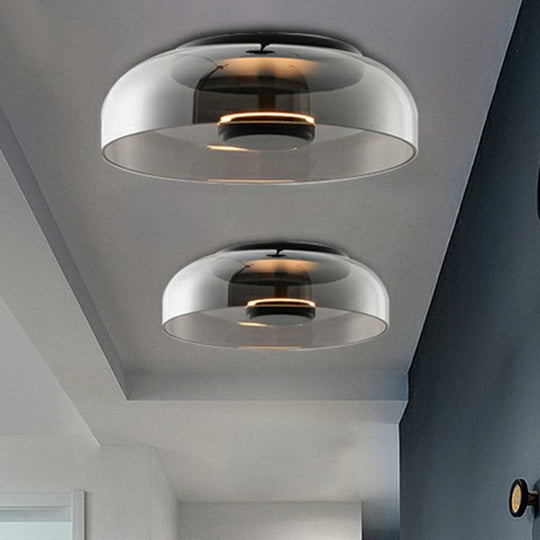 Moderne Deckenleuchte Dimmbar LED Schalenform für Wohnzimmer Schlafzimmer 0