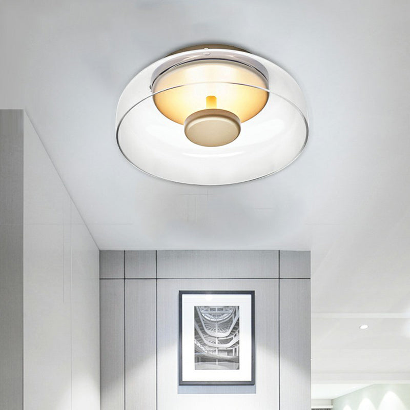Moderne Deckenleuchte Dimmbar LED Schalenform für Wohnzimmer Schlafzimmer 2