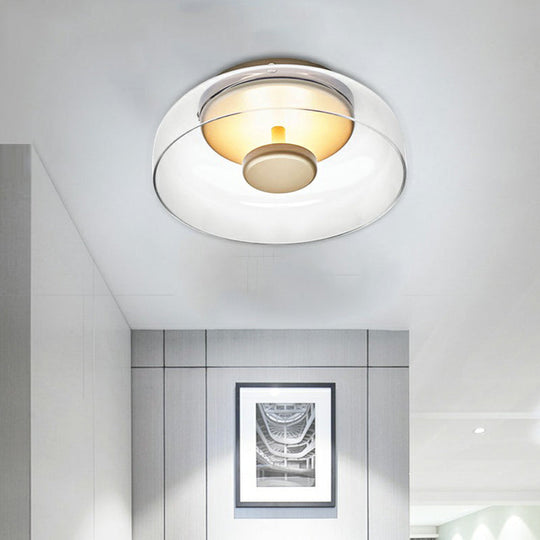 Moderne Deckenleuchte Dimmbar LED Schalenform für Wohnzimmer Schlafzimmer 2