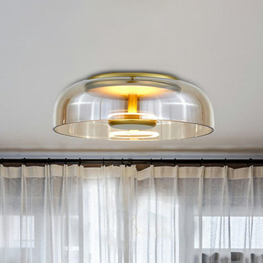 Moderne Deckenleuchte Dimmbar LED Schalenform für Wohnzimmer Schlafzimmer 4