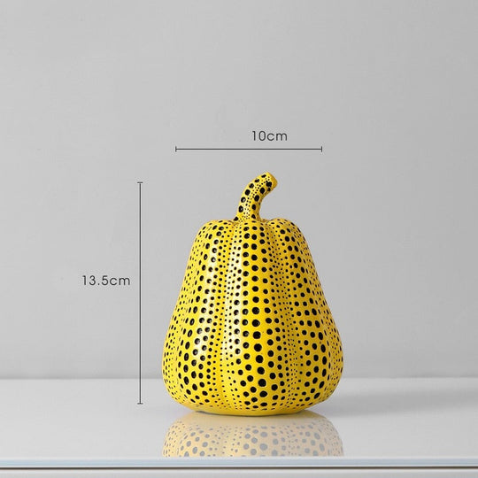 Moderne Kürbisskulptur im Kusama-Stil 7