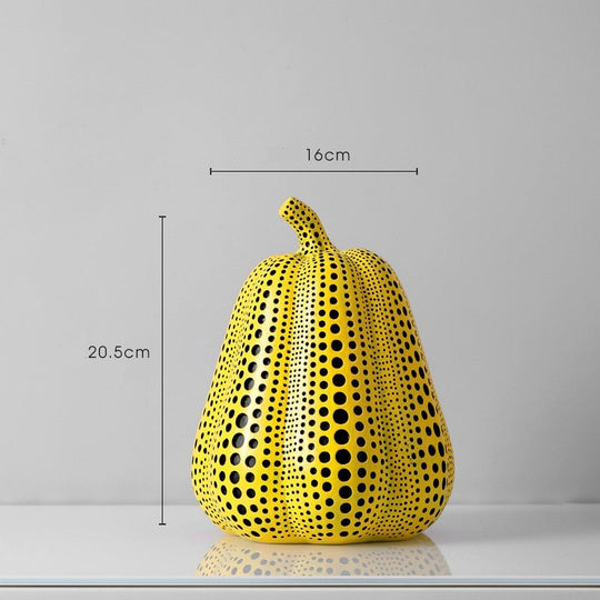 Moderne Kürbisskulptur im Kusama-Stil 8