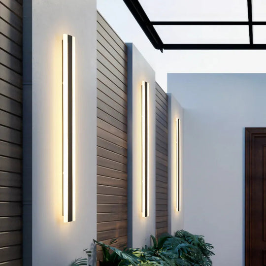 Moderne LED-Außenwandleuchte für Garten und Terrasse 1
