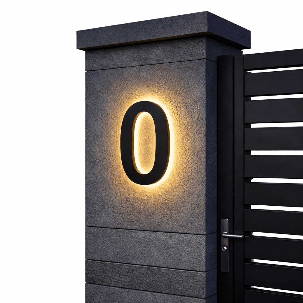 Moderne LED-Hausnummern für individuelle Gestaltung 7