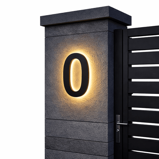 Moderne LED-Hausnummern für individuelle Gestaltung 7