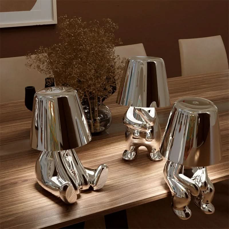 Moderne LED-Tischleuchte LUCERNE mit dimmbarem Licht 4