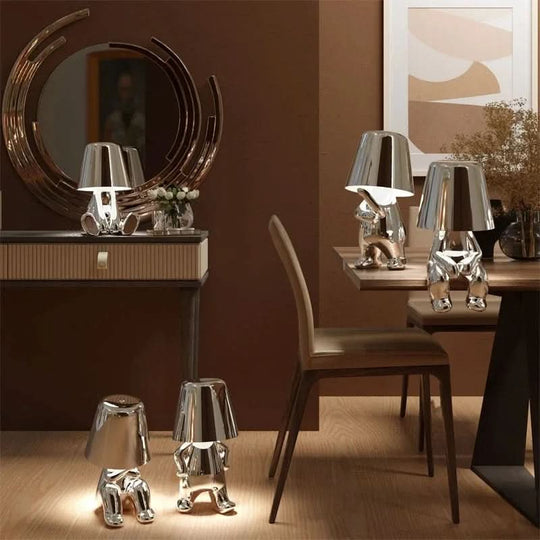Moderne LED-Tischleuchte LUCERNE mit dimmbarem Licht 5