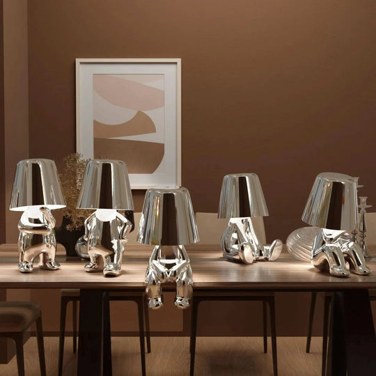 Moderne LED-Tischleuchte LUCERNE mit dimmbarem Licht 8