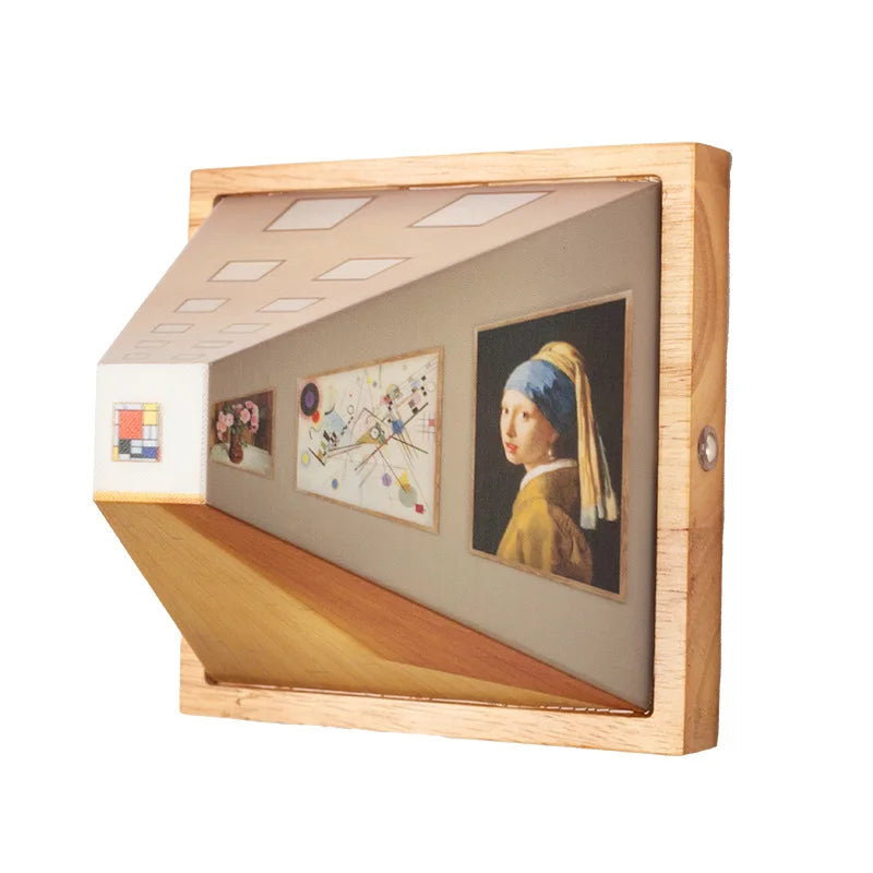 Moderne LED-Wandlampe 3D Kunst für Zuhause 0